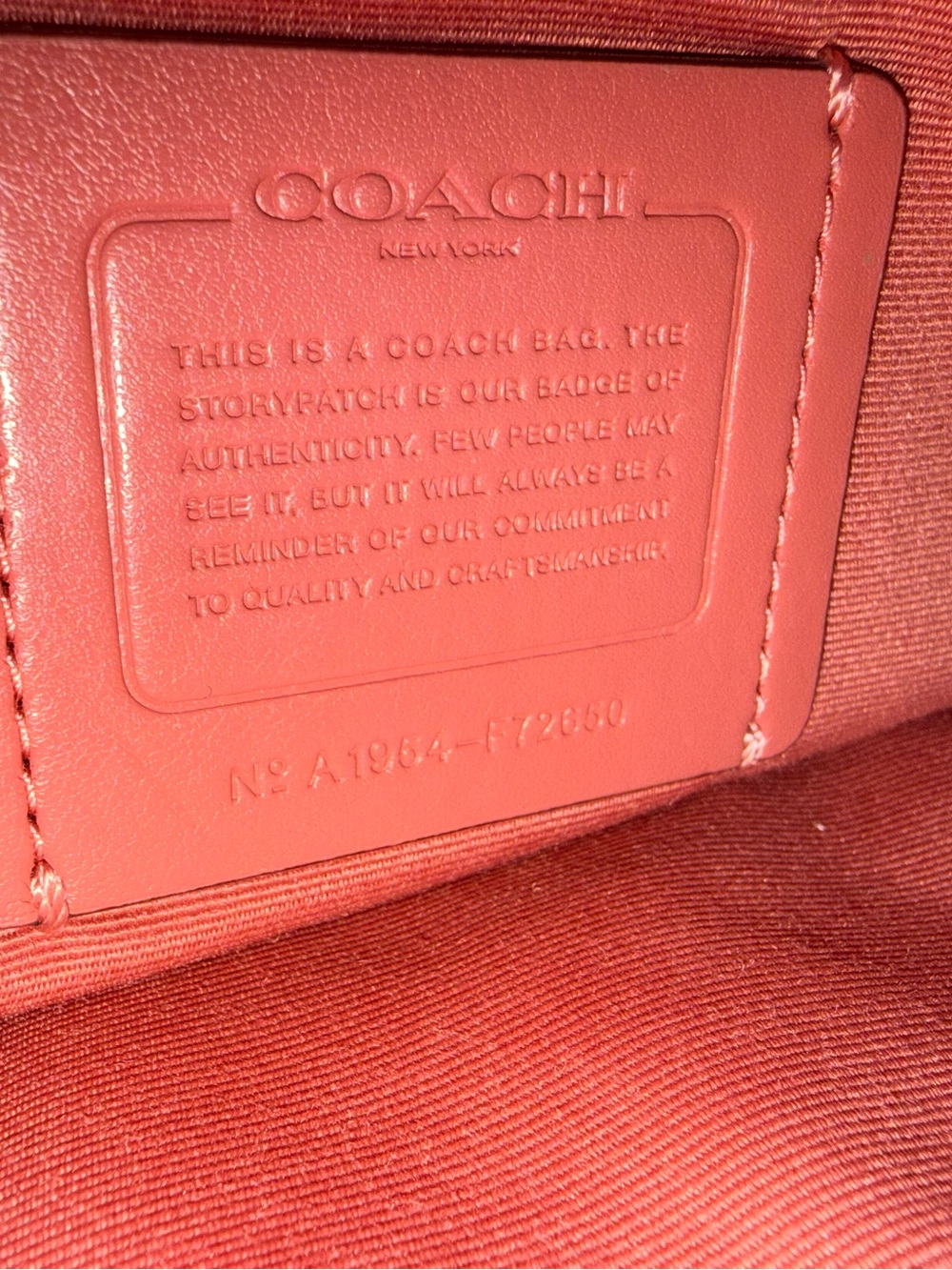 Coach F72650 Leather Elle Chain Tote Shoulder Bag In Tulip/Pink - Picture 5 of 5